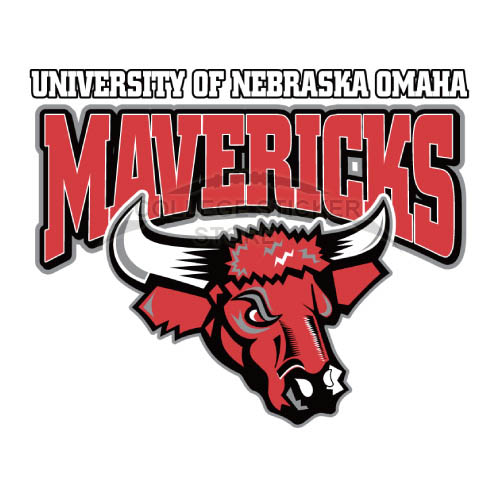 Personal Nebraska Omaha Mavericks Iron-on Transfers (Wall Stickers)NO.5388